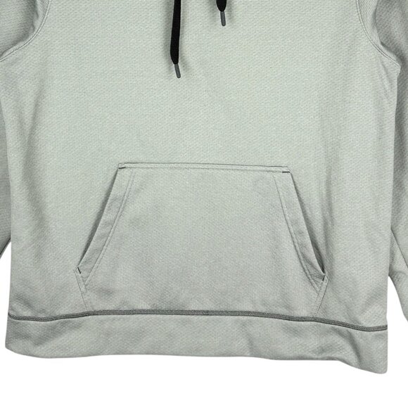 Under Armour Men's Pullover Loose Fit Gray Hoodie Sweatshirt Size L Drawstring - Picture 7 of 12